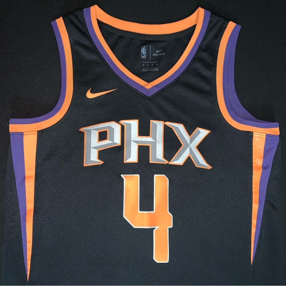 Rare Nike Tyson Chandler Phoenix Suns #4 Black Swingman Jersey 40 Men’s Small